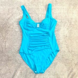 Calvin Klein Ruched Front Swimsuit